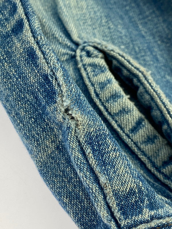 【現状渡し品】【メンズ/レディース】 LEVI'S FOR GALS リーバイスフォーギャルズ 56368-0317 70S BIGE WESTERN DENIM L S SHIRT ウエスタン デニム ロングスリーブ シャツ 146-251118-AS-3-min サイズ：下記参照 カラー：ブルー 万代Net店