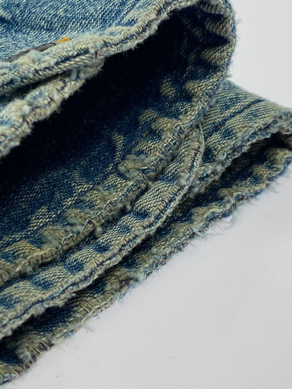 【現状渡し品】【メンズ/レディース】 LEVI'S FOR GALS リーバイスフォーギャルズ 56368-0317 70S BIGE WESTERN DENIM L S SHIRT ウエスタン デニム ロングスリーブ シャツ 146-251118-AS-3-min サイズ：下記参照 カラー：ブルー 万代Net店