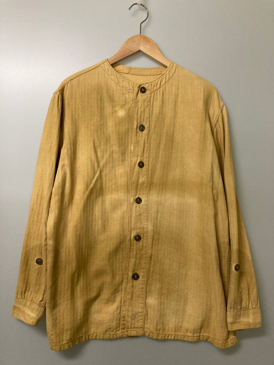 【現状渡し品】【メンズ】 SOVIET MILITARY GAS PROTECT L S SHIRT シャツ トップス 146-251012-ks-17-min サイズ：48 カラー：イエロー系 万代Net店