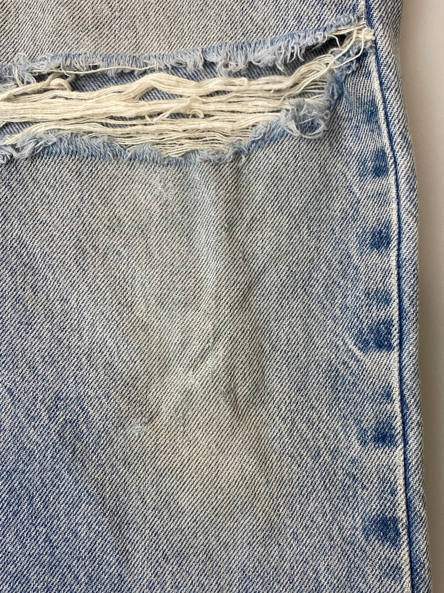 【現状渡し品】【メンズ】 Carhartt カーハート RELAXED-FIT TAPERED-LEG DENIM PANTS B17 DST リラックス デニム テーパード レッグ パンツ ジーンズ メンズ ボトムス 157-251029-em-44-min サイズ：34×36 カラー：インディゴブルー 万代Net店