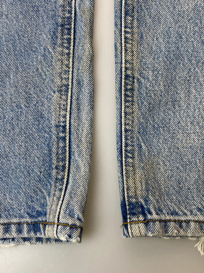 【現状渡し品】【メンズ】 Carhartt カーハート RELAXED-FIT TAPERED-LEG DENIM PANTS B17 DST リラックス デニム テーパード レッグ パンツ ジーンズ メンズ ボトムス 157-251029-em-44-min サイズ：34×36 カラー：インディゴブルー 万代Net店