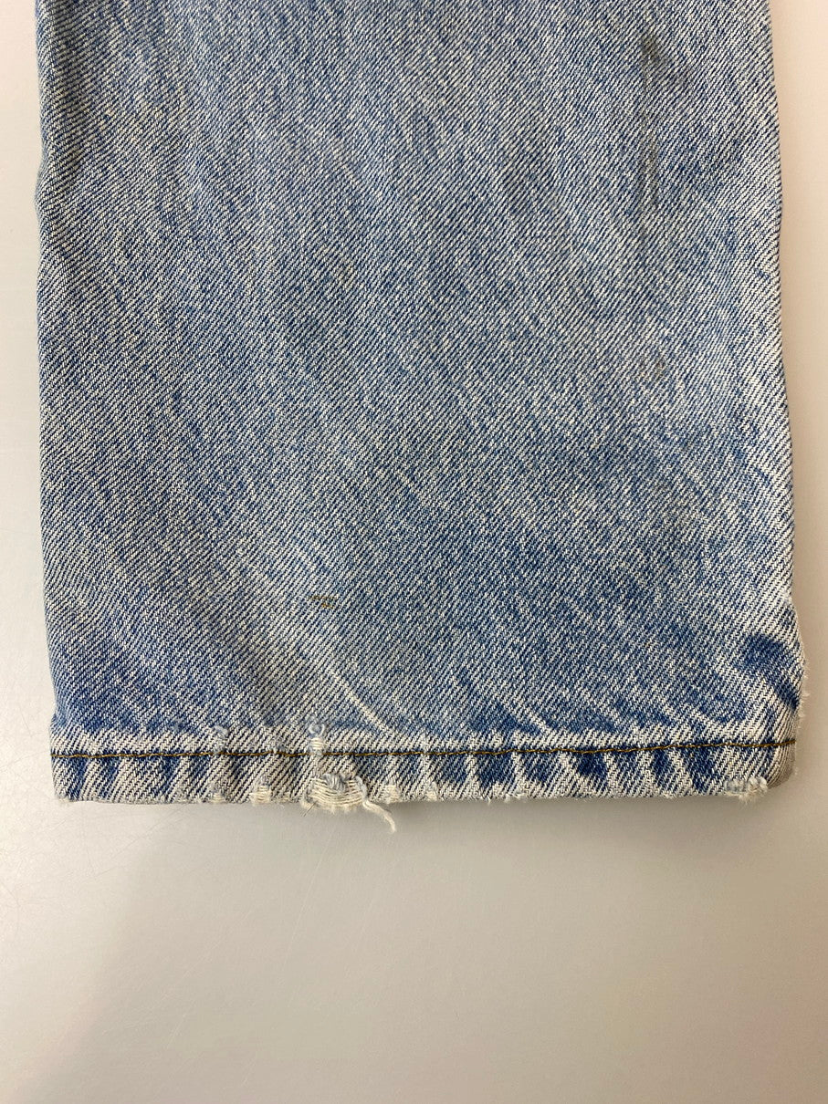 【現状渡し品】【メンズ】 Carhartt カーハート RELAXED-FIT TAPERED-LEG DENIM PANTS B17 DST リラックス デニム テーパード レッグ パンツ ジーンズ メンズ ボトムス 157-251029-em-44-min サイズ：34×36 カラー：インディゴブルー 万代Net店