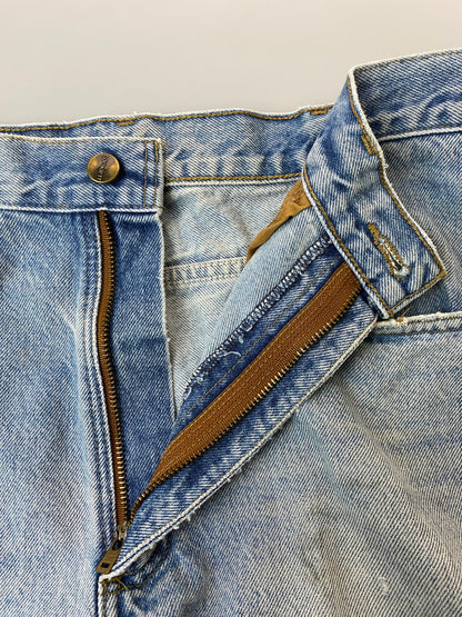 【現状渡し品】【メンズ】 Carhartt カーハート RELAXED-FIT TAPERED-LEG DENIM PANTS B17 DST リラックス デニム テーパード レッグ パンツ ジーンズ メンズ ボトムス 157-251029-em-44-min サイズ：34×36 カラー：インディゴブルー 万代Net店