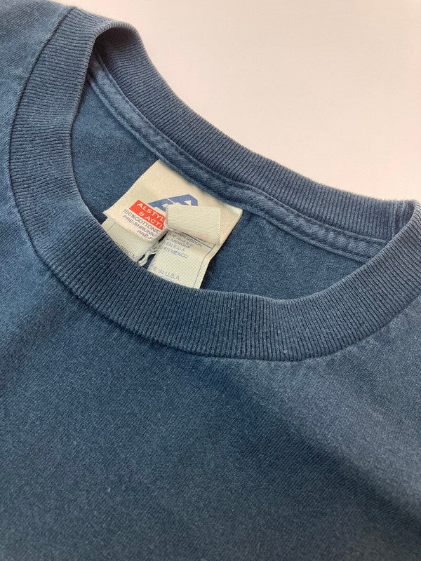 【現状渡し品】【メンズ】 ALSTYLE APPAREL&ACTIVEWEAR アルスタイル アパレル&アクティブウェア COTTON MOUTH MARIJUANA TEE USA製 プリントTシャツ 半袖 トップス 146-250916-kk-06-min サイズ：L カラー：ネイビー 万代Net店