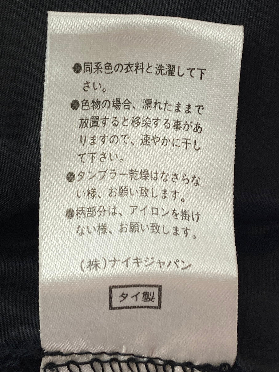 【中古品】【メンズ】 NIKE ナイキ 白タグ 刺?LOGO NYLON PANTS ナイロンパンツ ボトムス 157-251012-ks-67-min サイズ：L カラー：ブラック 万代Net店