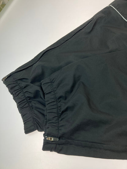 【中古品】【メンズ】 NIKE ナイキ 白タグ 刺?LOGO NYLON PANTS ナイロンパンツ ボトムス 157-251012-ks-67-min サイズ：L カラー：ブラック 万代Net店
