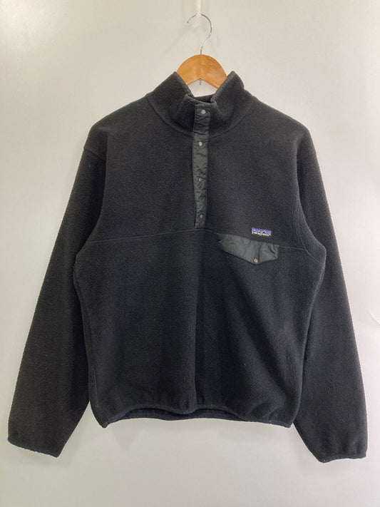 【現状渡し品】【メンズ】 patagonia パタゴニア 90's SYNCHILLA SNAP-T PULLOVER 90年代 シンチラスナップT プルオーバー ライトアウター フリースジャケット 144-250916-kk-07-min サイズ：表記無し 下記参照 カラー：ブラック 万代Net店