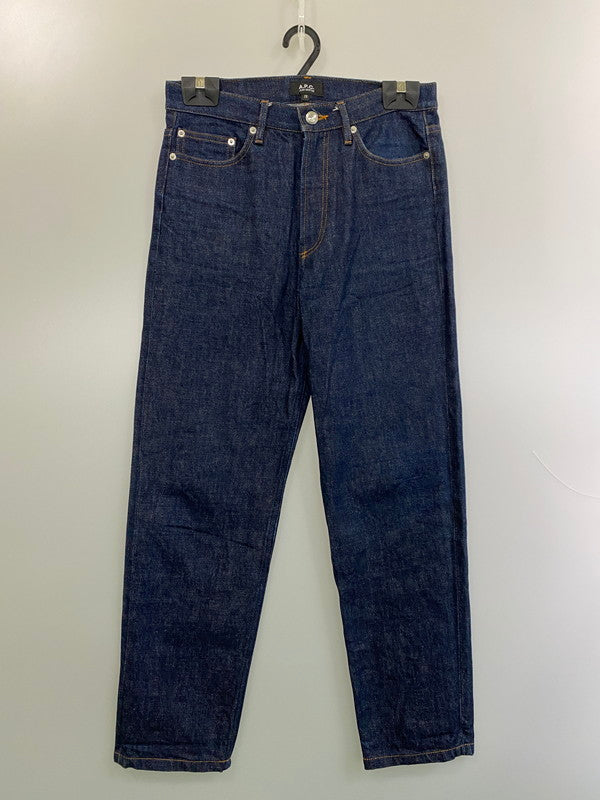 【中古品】【メンズ】 A.P.C. アーペーセー ストレート デニム パンツ メンズ ボトムス ジーンズ ジーパン 152-251214-em-25-min サイズ：28 カラー：インディゴブルー 万代Net店