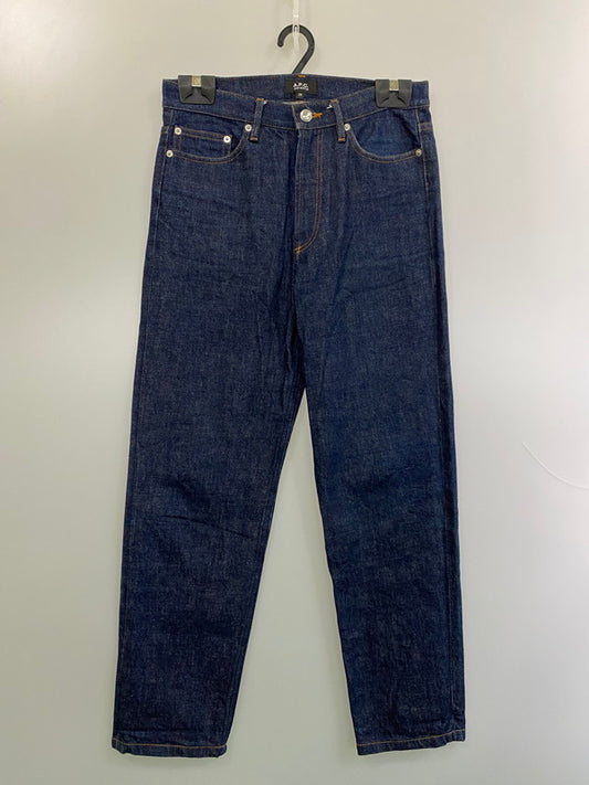 【中古品】【メンズ】 A.P.C. アーペーセー ストレート デニム パンツ メンズ ボトムス ジーンズ ジーパン 152-251214-em-25-min サイズ：28 カラー：インディゴブルー 万代Net店