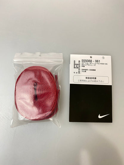 【中古品】【メンズ】 NIKE ナイキ AIR JORDAN 1 RETRO HIGH OG 555088-061 エアジョーダン 1 レトロ ハイ オリジナル スニーカー 靴 160-250918-yn-03-min サイズ：27.0cm US9 カラー：BLACK/GYM RED-WHITE-SAIL 万代Net店