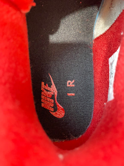 【中古品】【レディース】 NIKE ナイキ AIR JORDAN 4 RETRO (GS) 408452-160 エア ジョーダン 4 レトロ スニーカー 靴 166-250918-yn-08-min サイズ：24.5cm US6.5Y カラー：WHITE/FIRE RED-BLACK-TECH GREY 万代Net店