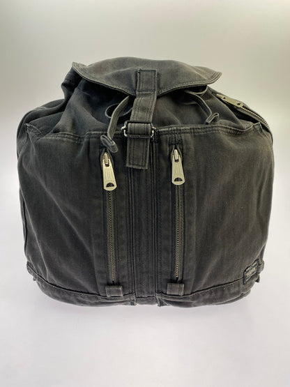 【現状渡し品】【メンズ】 PORTER ポーター PAGE HERRINGBONE RUCKSACK リュック カバン 188-250921-AS-40-min カラー：ブラック 万代Net店