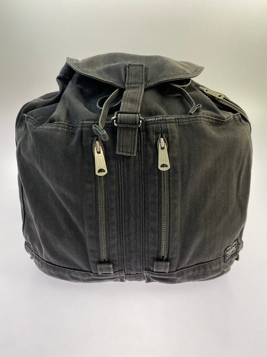 【現状渡し品】【メンズ】 PORTER ポーター PAGE HERRINGBONE RUCKSACK リュック カバン 188-250921-AS-40-min カラー：ブラック 万代Net店
