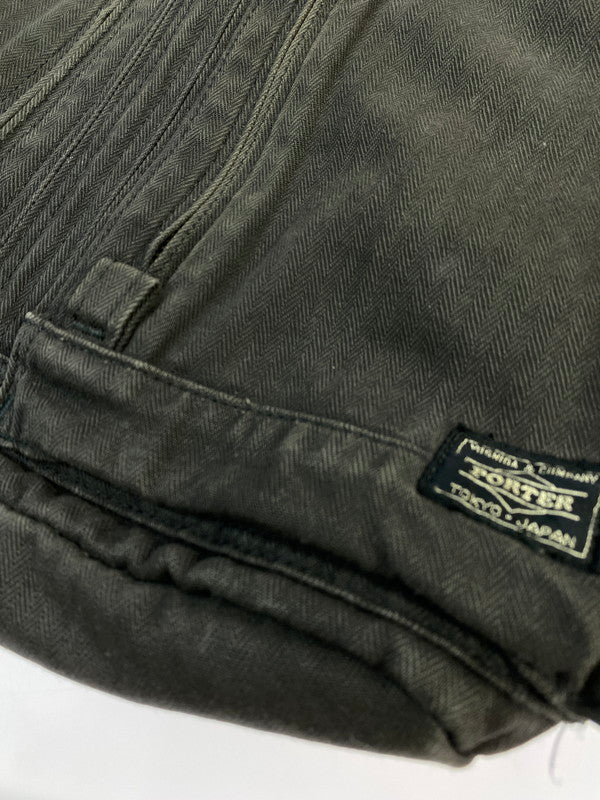 【現状渡し品】【メンズ】 PORTER ポーター PAGE HERRINGBONE RUCKSACK リュック カバン 188-250921-AS-40-min カラー：ブラック 万代Net店