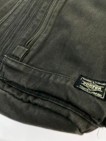 【現状渡し品】【メンズ】 PORTER ポーター PAGE HERRINGBONE RUCKSACK リュック カバン 188-250921-AS-40-min カラー：ブラック 万代Net店