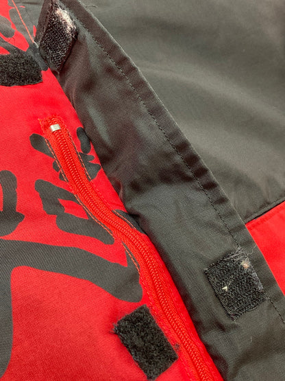 【中古品】【メンズ】 PEAKABOO ピーカーブー NYLON ANORAK JACKET ナイロンアノラックジャケット 146-251012-ks-74-min サイズ：M カラー：レッド/ブラック 万代Net店