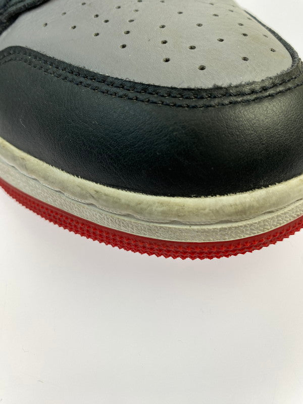 【中古品】【メンズ】 NIKE ナイキ AIR JORDAN 1 MID DQ8426-006 エア ジョーダン 1 ミッド スニーカー 靴 160-250919-kk-32-min カラー：BLACK-CEMENT GREY-FIRE RED 万代Net店