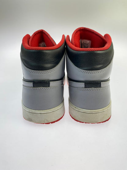 【中古品】【メンズ】 NIKE ナイキ AIR JORDAN 1 MID DQ8426-006 エア ジョーダン 1 ミッド スニーカー 靴 160-250919-kk-32-min カラー：BLACK-CEMENT GREY-FIRE RED 万代Net店
