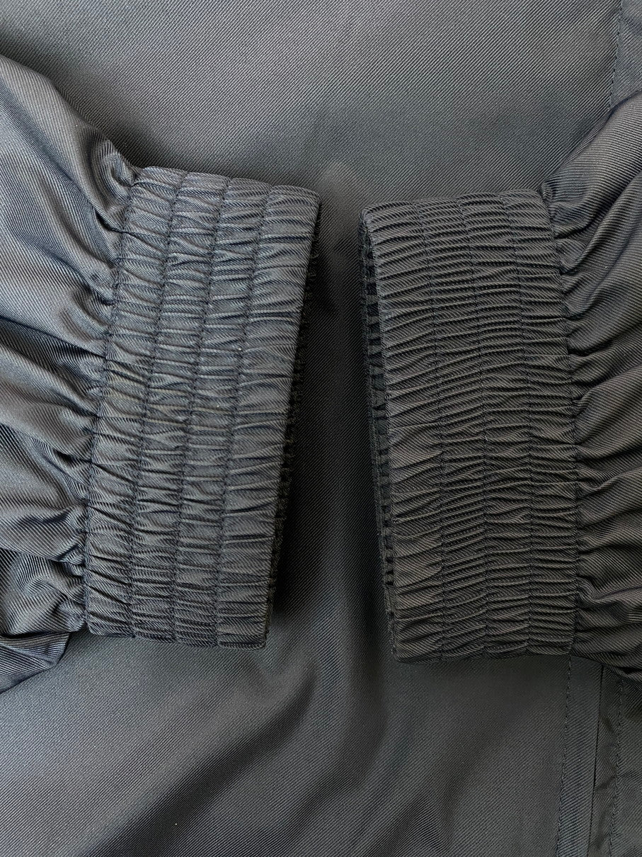 【中古品】【メンズ】 BALENCIAGA バレンシアガ COLOR BLOCK BB LOGO BLOUSON 623019 TIO54 カラーブロック BBロゴ ブルゾン ライトアウター ジャケット 141-250919-kk-46-min サイズ：44 カラー：ブラック 万代Net店