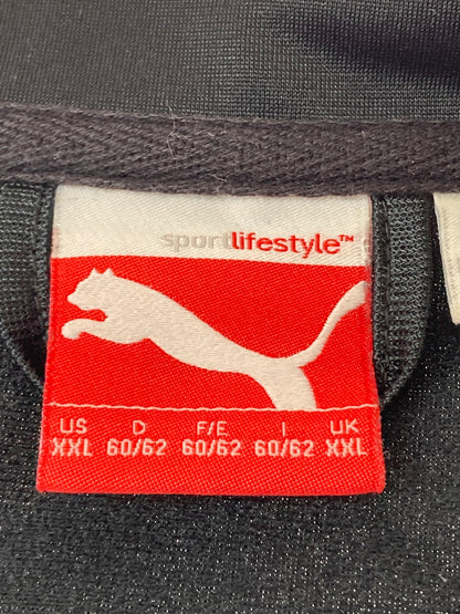 【中古品】【メンズ】 PUMA プーマ TRACK JACKET トラックジャケット ライトアウター 148-250928-AS-41-min サイズ：XXL カラー：ブラック×ホワイト×レッド 万代Net店