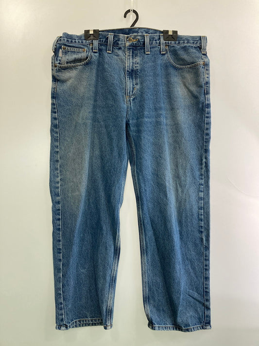 【中古品】【メンズ】 Carhartt カーハート B460 DVB RELAX DENIM PANT リラックスデニムパンツ ボトムス 157-250928-AS-44-min サイズ：44×30 カラー：ブルー 万代Net店