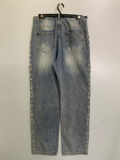 【中古品】【メンズ】 VALE FOREVER ヴェイル フォーエヴァー CRYSTAL DENIM デニムパンツ 152-250920-ks-11-min サイズ：30 カラー：インディゴ 万代Net店