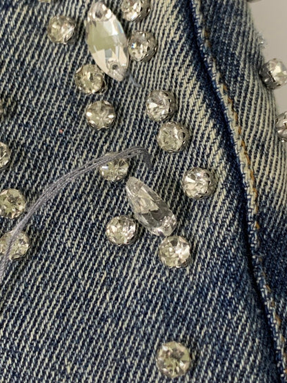 【中古品】【メンズ】 VALE FOREVER ヴェイル フォーエヴァー CRYSTAL DENIM デニムパンツ 152-250920-ks-11-min サイズ：30 カラー：インディゴ 万代Net店