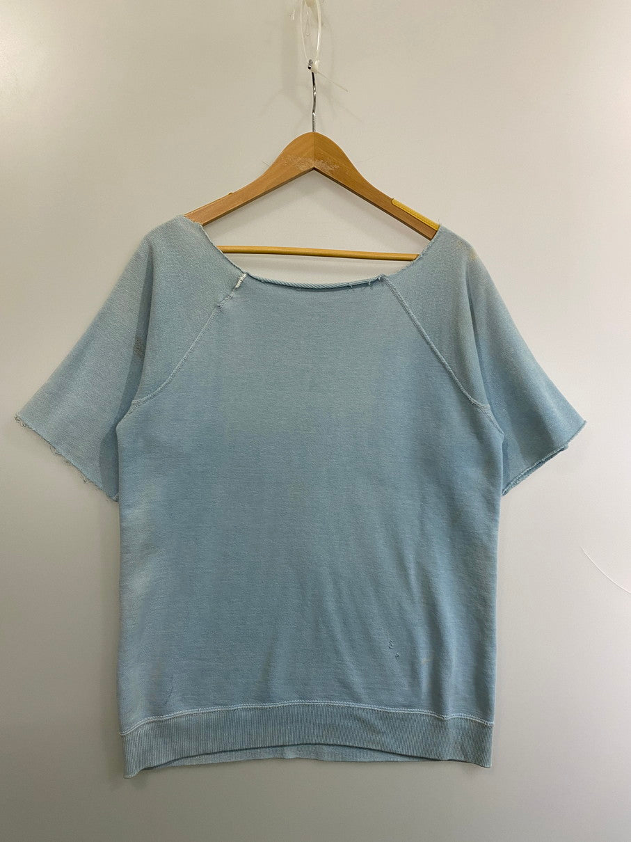 【現状渡し品】【メンズ】 UNKNOWN VINTAGE 60's OCU SS SWEAT SHIRT ヴィンテージ 60年代 ショートスリーブ スウェットシャツ 半袖 トップス 146-250925-kk-17-min サイズ：表記無し 下記参照 カラー：ライトブルー 万代Net店