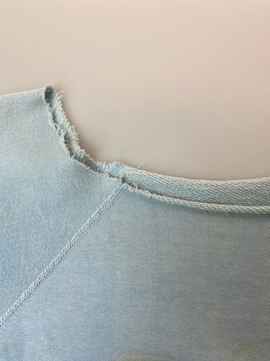 【現状渡し品】【メンズ】 UNKNOWN VINTAGE 60's OCU SS SWEAT SHIRT ヴィンテージ 60年代 ショートスリーブ スウェットシャツ 半袖 トップス 146-250925-kk-17-min サイズ：表記無し 下記参照 カラー：ライトブルー 万代Net店