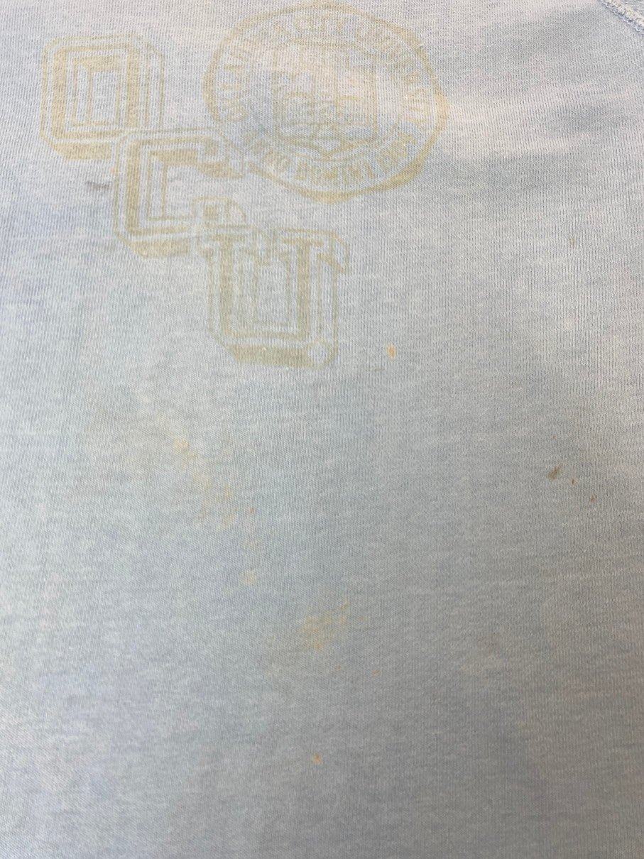【現状渡し品】【メンズ】 UNKNOWN VINTAGE 60's OCU SS SWEAT SHIRT ヴィンテージ 60年代 ショートスリーブ スウェットシャツ 半袖 トップス 146-250925-kk-17-min サイズ：表記無し 下記参照 カラー：ライトブルー 万代Net店
