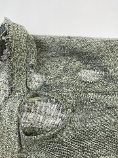 【ジャンク品】【メンズ】 CHAMPION チャンピオン 80S USA製 スクリプトロゴ SS TEE 80年代 アメリカ製 ヴィンテージ 半袖 ショートスリーブ Tシャツ 146-260724-hu-31-min サイズ：タグ破損のため不明 カラー：グレー 万代Net店