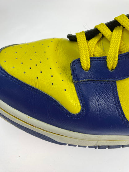 【中古品】【メンズ】 NIKE ナイキ DUNK LOW BY YOU IM1408-900 ダンク ロー バイ ユー スニーカー 靴 160-250919-kk-31-min カラー：BLUE/YELLOW 万代Net店