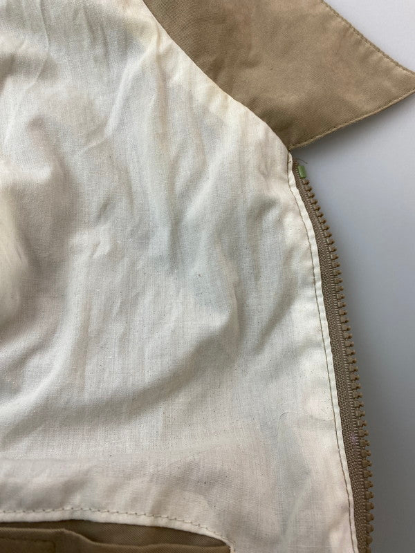 【現状渡し品】【メンズ】 Eddie Bauer エディー・バウアー 90S スタンドカラー ブルゾン 144-260408-zi-13-min サイズ：S カラー：ベージュ 万代Net店