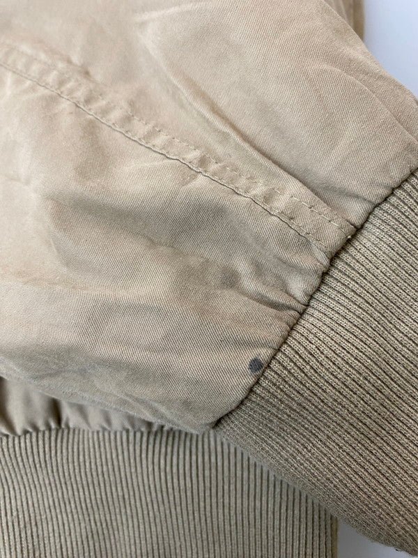 【現状渡し品】【メンズ】 Eddie Bauer エディー・バウアー 90S スタンドカラー ブルゾン 144-260408-zi-13-min サイズ：S カラー：ベージュ 万代Net店