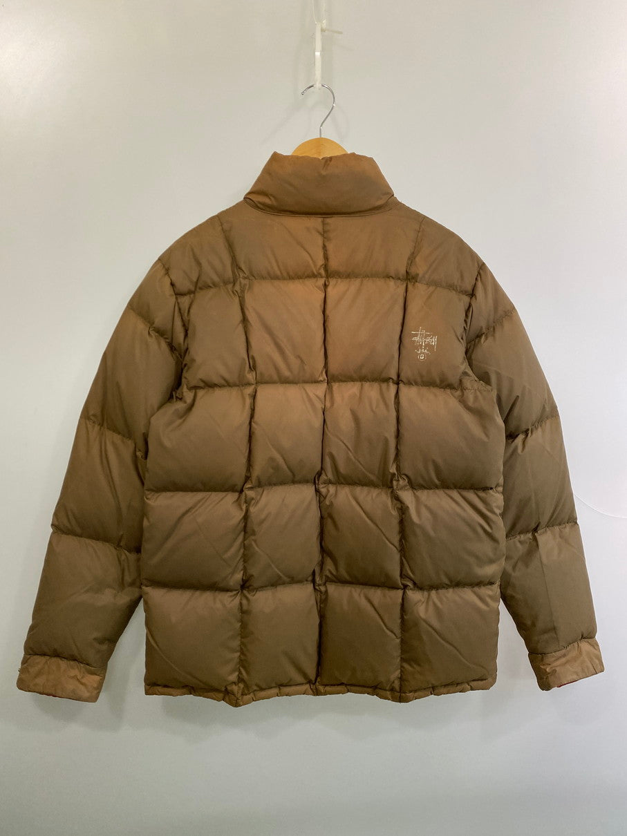 【中古品】【メンズ】 STUSSY ステューシー 90's REVERSIBLE DOWN JACKET 90年代 リバーシブルダウンジャケット アウター 142-250925-kk-10-min サイズ：M カラー：ブラウン/レッド 万代Net店