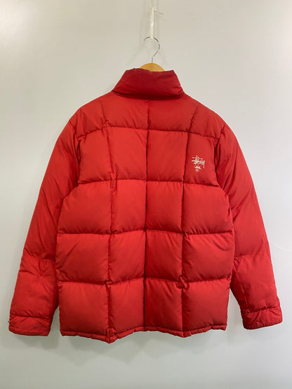 【中古品】【メンズ】 STUSSY ステューシー 90's REVERSIBLE DOWN JACKET 90年代 リバーシブルダウンジャケット アウター 142-250925-kk-10-min サイズ：M カラー：ブラウン/レッド 万代Net店