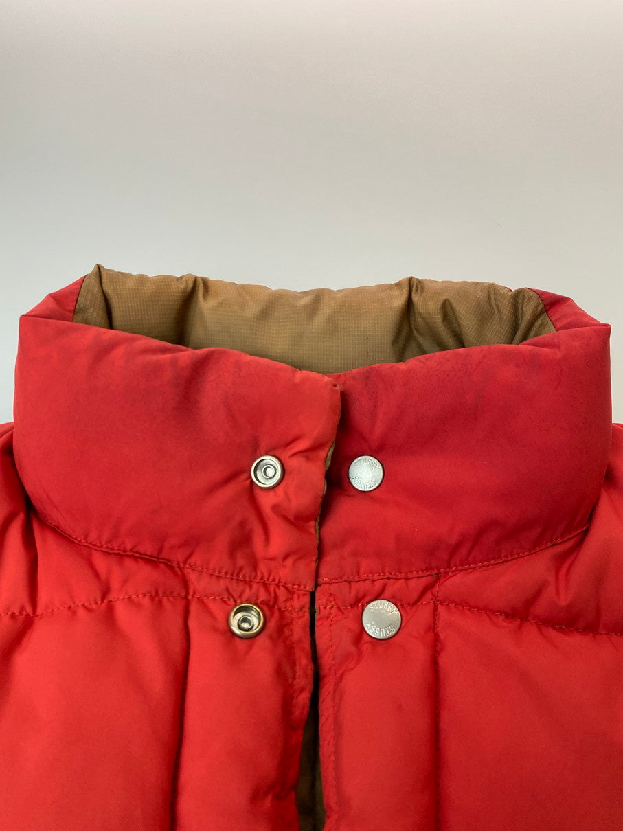 【中古品】【メンズ】 STUSSY ステューシー 90's REVERSIBLE DOWN JACKET 90年代 リバーシブルダウンジャケット アウター 142-250925-kk-10-min サイズ：M カラー：ブラウン/レッド 万代Net店