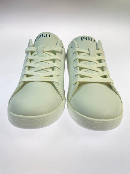 【中古美品】【キッズ】 POLO RALPH LAUREN ポロ・ラルフローレン QUINCEY COURT RF100425 クインシー コート スニーカー 靴 166-250925-kk-29-min カラー：WHITE/NAVY 万代Net店