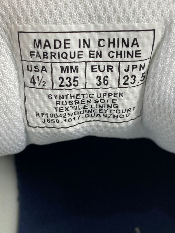 【中古美品】【キッズ】 POLO RALPH LAUREN ポロ・ラルフローレン QUINCEY COURT RF100425 クインシー コート スニーカー 靴 166-250925-kk-29-min カラー：WHITE/NAVY 万代Net店