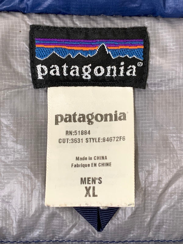 【現状渡し品】【メンズ】 patagonia パタゴニア 84672F6 DOWN SWEATER JACKET ダウンセータージャケット 144-250920-ks-18-min サイズ：XL カラー：ブルー 万代Net店