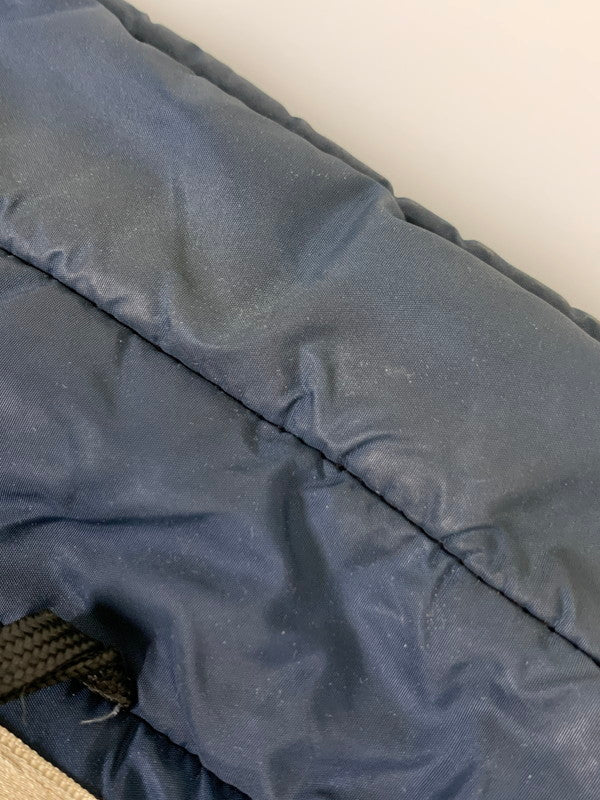 【中古品】【メンズ】 WOOLRICH ウールリッチ 70S 白タグ SUEDE DOWN VEST スエード ダウンベスト 144-250920-ks-13-min カラー：ネイビー 万代Net店