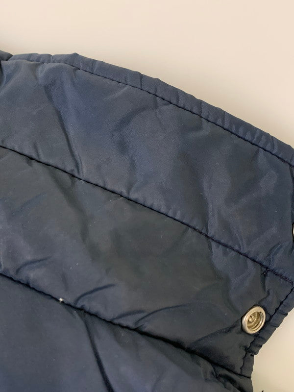 【中古品】【メンズ】 WOOLRICH ウールリッチ 70S 白タグ SUEDE DOWN VEST スエード ダウンベスト 144-250920-ks-13-min カラー：ネイビー 万代Net店