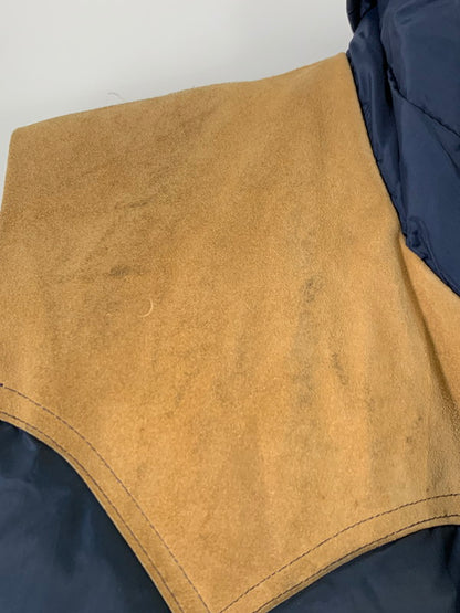 【中古品】【メンズ】 WOOLRICH ウールリッチ 70S 白タグ SUEDE DOWN VEST スエード ダウンベスト 144-250920-ks-13-min カラー：ネイビー 万代Net店