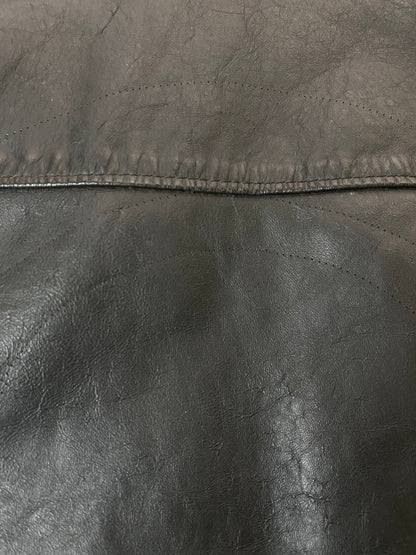 【現状渡し品】【メンズ】 BROOKS ブルックス 70's A-2 LEATHER JACKET VINTAGE 70年代 A-2 レザージャケット アウター ヴィンテージ 146-250925-kk-19-min サイズ：40 カラー：ブラック 万代Net店