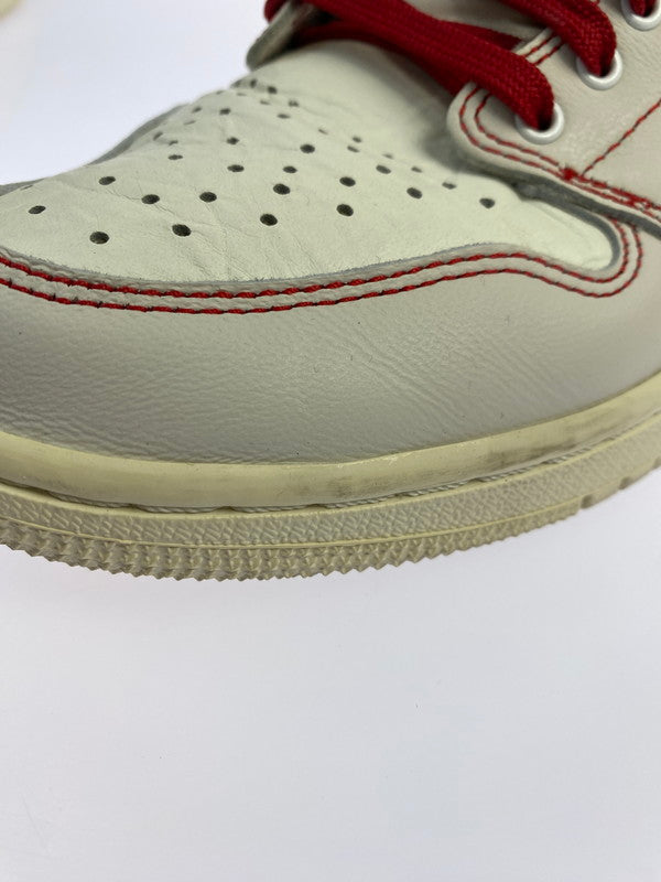 【中古品】【メンズ】 NIKE ナイキ AIR JORDAN 1 RETRO HIGH OG 555088-160 ナイキ エアジョーダン 1 レトロ ハイ オリジナル スニーカー 靴 160-250919-kk-02-min カラー：SAIL/UNIVERSITY RED 万代Net店