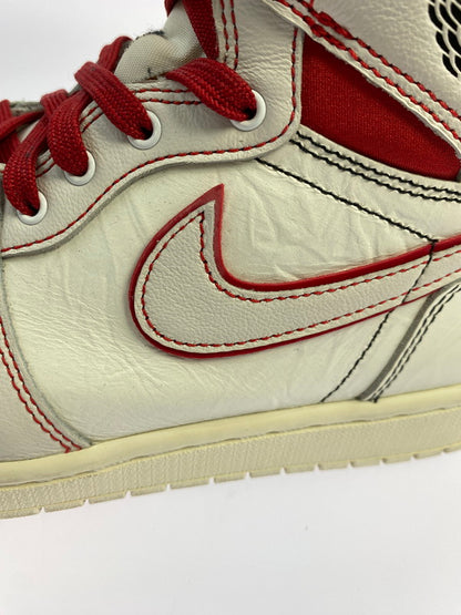 【中古品】【メンズ】 NIKE ナイキ AIR JORDAN 1 RETRO HIGH OG 555088-160 ナイキ エアジョーダン 1 レトロ ハイ オリジナル スニーカー 靴 160-250919-kk-02-min カラー：SAIL/UNIVERSITY RED 万代Net店