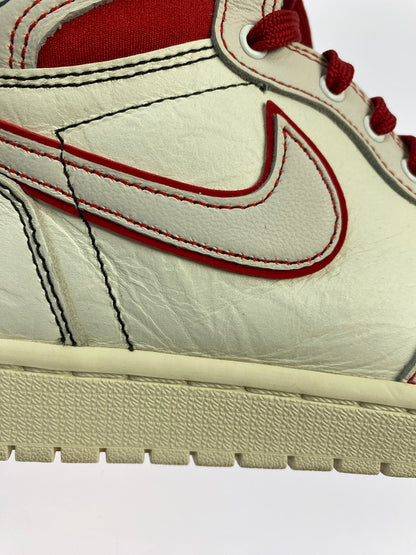 【中古品】【メンズ】 NIKE ナイキ AIR JORDAN 1 RETRO HIGH OG 555088-160 ナイキ エアジョーダン 1 レトロ ハイ オリジナル スニーカー 靴 160-250919-kk-02-min カラー：SAIL/UNIVERSITY RED 万代Net店