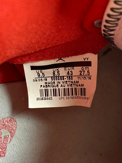 【中古品】【メンズ】 NIKE ナイキ AIR JORDAN 1 RETRO HIGH OG 555088-160 ナイキ エアジョーダン 1 レトロ ハイ オリジナル スニーカー 靴 160-250919-kk-02-min カラー：SAIL/UNIVERSITY RED 万代Net店