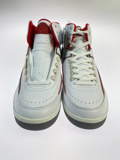 【中古美品】【メンズ】 NIKE ナイキ AIR JORDAN 2 RETRO DR8884-101 エア ジョーダン 2 レトロ スニーカー 靴 160-250919-kk-18-min カラー：WHITE/FIRE RED-FIR-SAIL 万代Net店