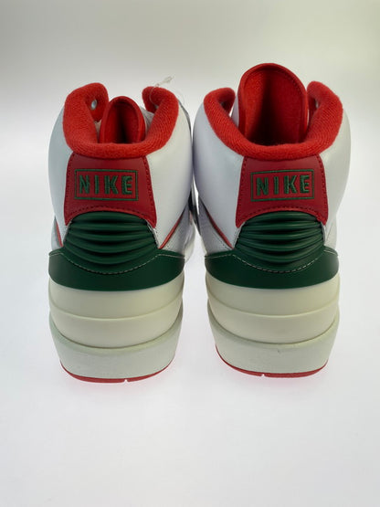 【中古美品】【メンズ】 NIKE ナイキ AIR JORDAN 2 RETRO DR8884-101 エア ジョーダン 2 レトロ スニーカー 靴 160-250919-kk-18-min カラー：WHITE/FIRE RED-FIR-SAIL 万代Net店